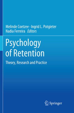 Couverture de l’ouvrage Psychology of Retention