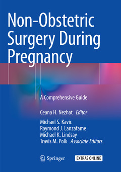 Couverture de l’ouvrage Non-Obstetric Surgery During Pregnancy