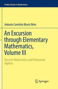 Couverture de l’ouvrage An Excursion through Elementary Mathematics, Volume III