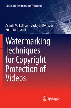 Cover of the book Watermarking Techniques for Copyright Protection of Videos