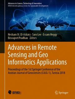 Couverture de l’ouvrage Advances in Remote Sensing and Geo Informatics Applications