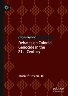 Cover of the book Debates on Colonial Genocide in the 21st Century