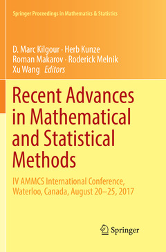 Couverture de l’ouvrage Recent Advances in Mathematical and Statistical Methods 