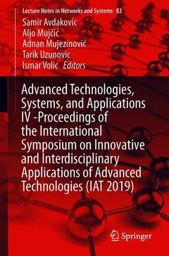 Couverture de l’ouvrage Advanced Technologies, Systems, and Applications IV -Proceedings of the International Symposium on Innovative and Interdisciplinary Applications of Advanced Technologies (IAT 2019)