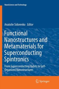 Couverture de l’ouvrage Functional Nanostructures and Metamaterials for Superconducting Spintronics