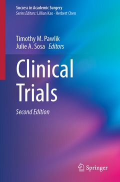 Couverture de l’ouvrage Clinical Trials