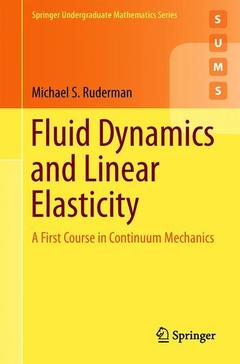 Couverture de l’ouvrage Fluid Dynamics and Linear Elasticity