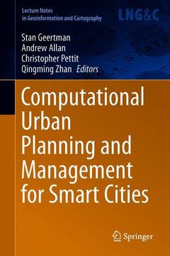Couverture de l’ouvrage Computational Urban Planning and Management for Smart Cities
