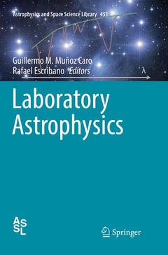 Couverture de l’ouvrage Laboratory Astrophysics 