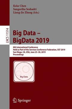 Cover of the book Big Data – BigData 2019