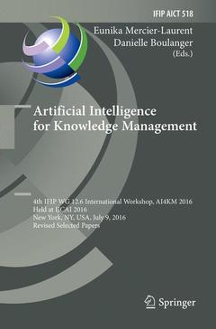 Couverture de l’ouvrage Artificial Intelligence for Knowledge Management