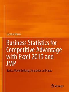 Couverture de l’ouvrage Business Statistics for Competitive Advantage with Excel 2019 and JMP