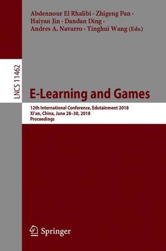 Couverture de l’ouvrage E-Learning and Games