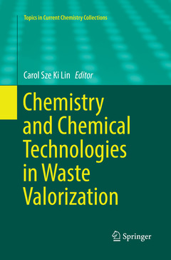 Couverture de l’ouvrage Chemistry and Chemical Technologies in Waste Valorization