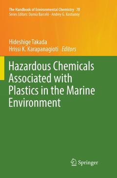 Couverture de l’ouvrage Hazardous Chemicals Associated with Plastics in the Marine Environment