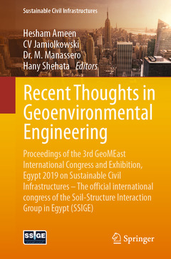 Couverture de l’ouvrage Recent Thoughts in Geoenvironmental Engineering