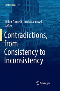 Cover of the book Contradictions, from Consistency to Inconsistency