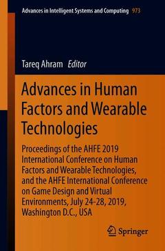 Couverture de l’ouvrage Advances in Human Factors in Wearable Technologies and Game Design