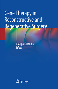 Couverture de l’ouvrage Gene Therapy in Reconstructive and Regenerative Surgery