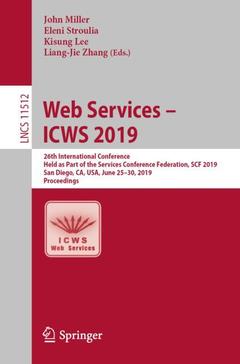 Couverture de l’ouvrage Web Services - ICWS 2019