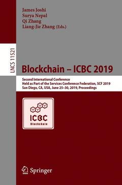 Cover of the book Blockchain - ICBC 2019