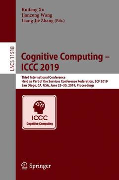 Couverture de l’ouvrage Cognitive Computing - ICCC 2019