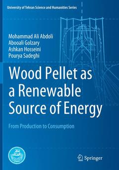 Couverture de l’ouvrage Wood Pellet as a Renewable Source of Energy