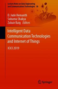 Couverture de l’ouvrage Intelligent Data Communication Technologies and Internet of Things