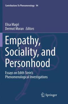 Couverture de l’ouvrage Empathy, Sociality, and Personhood