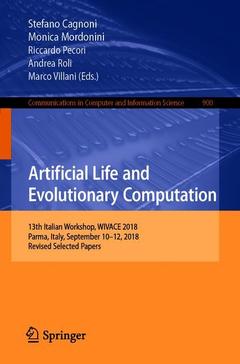 Couverture de l’ouvrage Artificial Life and Evolutionary Computation