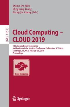 Couverture de l’ouvrage Cloud Computing - CLOUD 2019