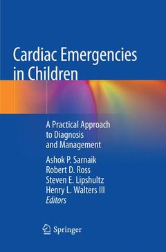 Couverture de l’ouvrage Cardiac Emergencies in Children