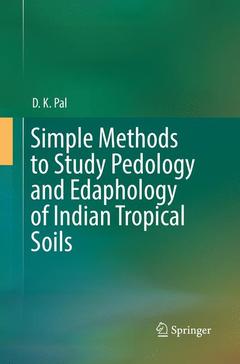 Cover of the book Simple Methods to Study Pedology and Edaphology of Indian Tropical Soils