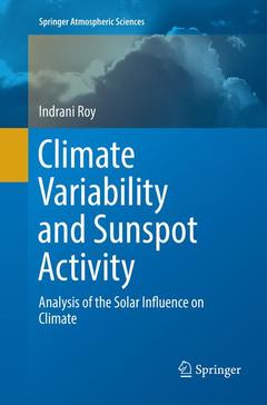 Couverture de l’ouvrage Climate Variability and Sunspot Activity