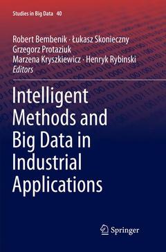 Couverture de l’ouvrage Intelligent Methods and Big Data in Industrial Applications