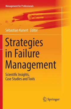 Cover of the book Strategies in Failure Management