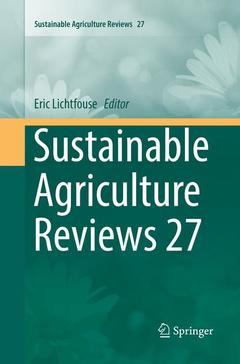 Couverture de l’ouvrage Sustainable Agriculture Reviews 27
