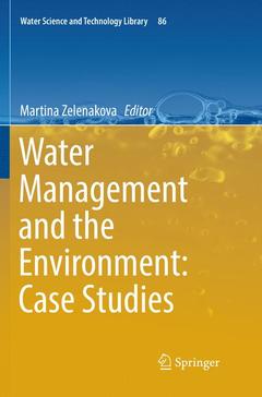 Couverture de l’ouvrage Water Management and the Environment: Case Studies