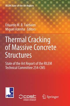 Couverture de l’ouvrage Thermal Cracking of Massive Concrete Structures
