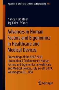 Cover of the book Advances in Human Factors and Ergonomics in Healthcare and Medical Devices