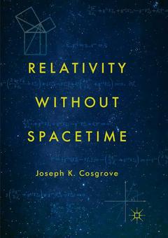 Couverture de l’ouvrage Relativity without Spacetime