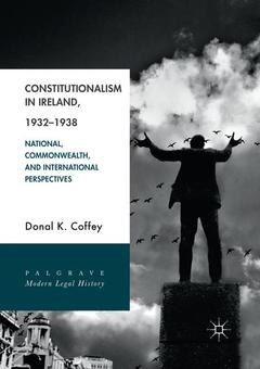 Couverture de l’ouvrage Constitutionalism in Ireland, 1932–1938