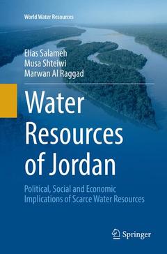 Cover of the book Water Resources of Jordan
