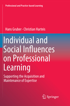 Couverture de l’ouvrage Individual and Social Influences on Professional Learning