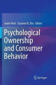 Couverture de l’ouvrage Psychological Ownership and Consumer Behavior