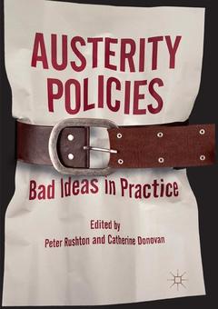 Couverture de l’ouvrage Austerity Policies 