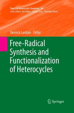 Couverture de l’ouvrage Free-Radical Synthesis and Functionalization of Heterocycles