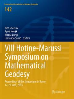 Couverture de l’ouvrage VIII Hotine-Marussi Symposium on Mathematical Geodesy