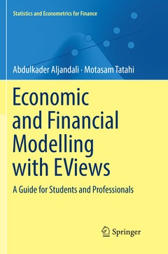 Couverture de l’ouvrage Economic and Financial Modelling with EViews