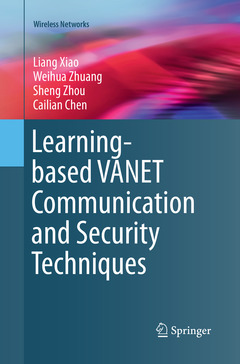 Couverture de l’ouvrage Learning-based VANET Communication and Security Techniques